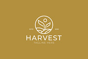 Harvest Logo Farm Field Agriculture, a Branding & Logo Template by Signatoro (Thumbnail 3 of 3)