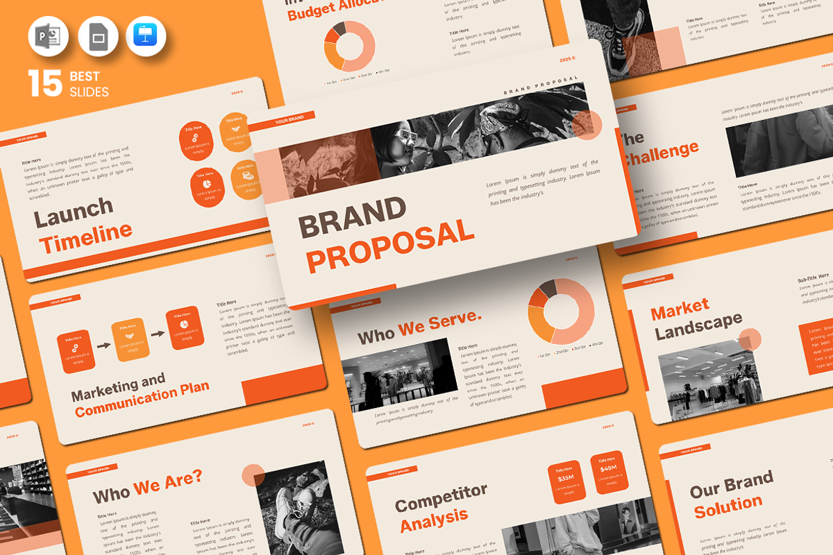 Brand Proposal - Keynote Template, a Presentation Template by QR Design Studio (Photo 1 of 3)