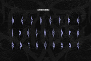 Forsakens | Black Metal Font, a Blackletter Font by Denustudios (Thumbnail 13 of 15)