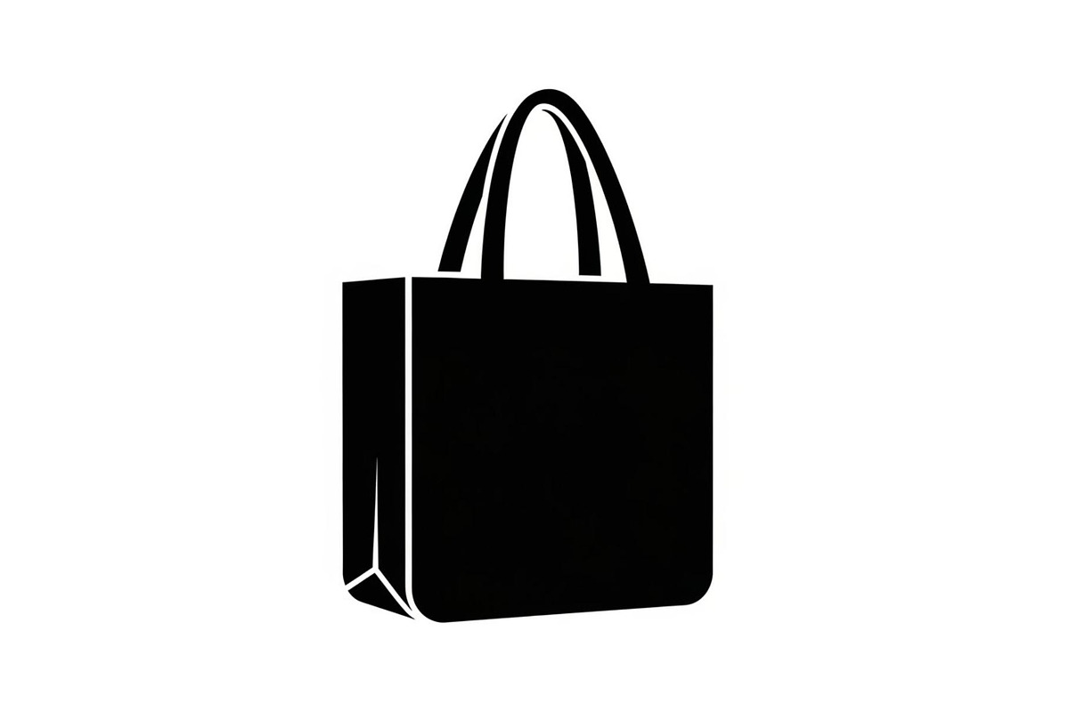 Reusable Tote Bag Minimal Silhouette, an Illustration by musafir_fashion (Photo 13 of 14)