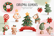 Christmas gnome clipart, an Illustration by Chonnieartwork (Thumbnail 7 of 8)