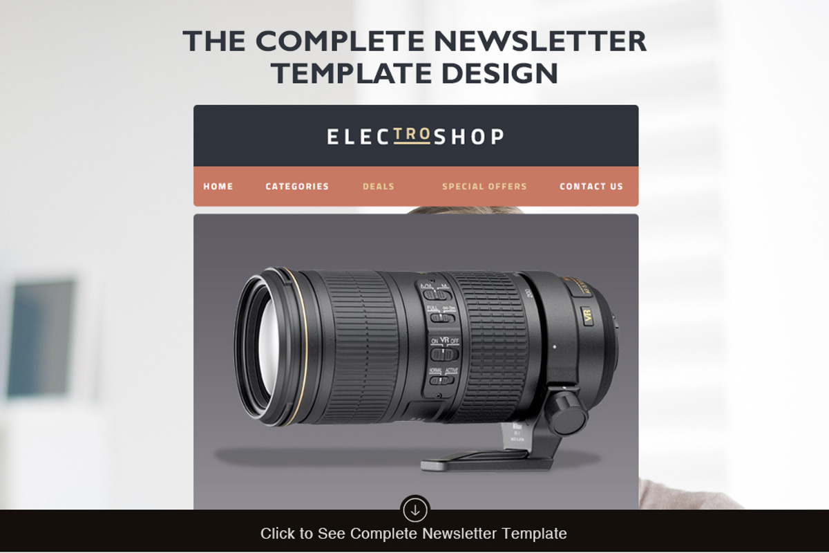 Electroshop-Business Email Template, an Email Template by ZippyPixels (Photo 2 of 4)