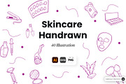 Skincare Handrawn Illustration, an Object Graphic by SLAB! Design (Thumbnail 1 of 2)
