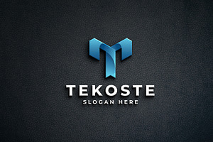 Tech & Digital T Letter Logo, a Branding & Logo Template by Design_Planet