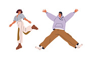Happy people jumping up set, a Person Illustration by Good Studio (Thumbnail 5 of 12)
