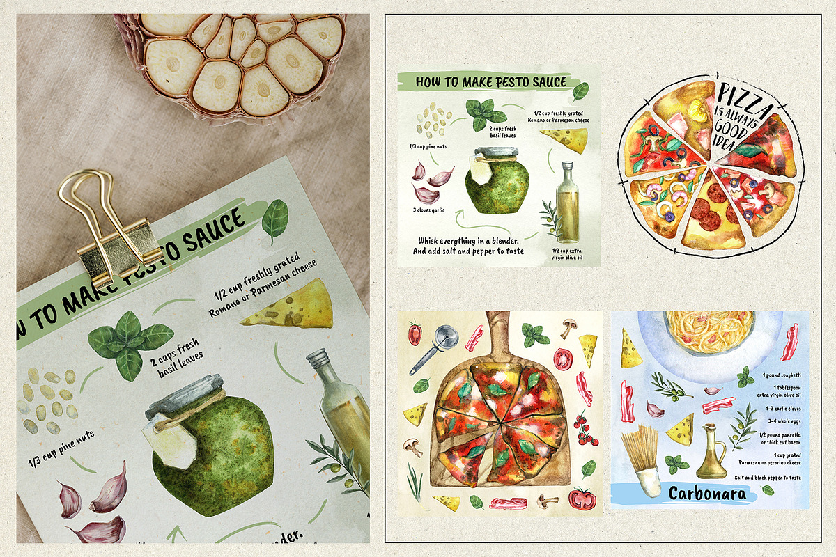 Toscana & Italian Food, a Food Illustration by Onceli*art (Photo 13 of 15)