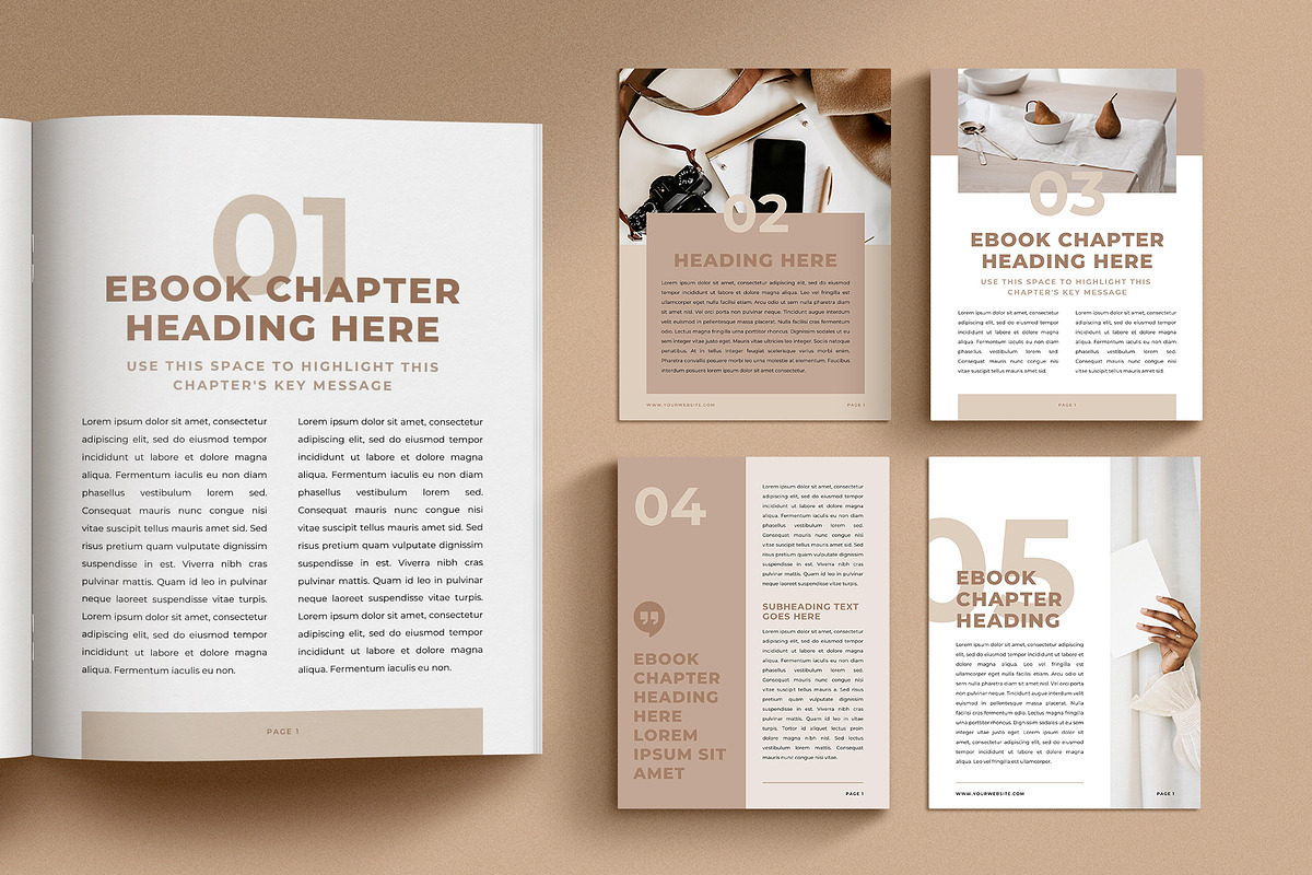 Guide + Ebook Template CANVA, a Magazine Template by Studio Loire (Photo 7 of 16)