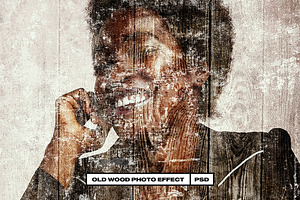 Old Wood Photo Effect