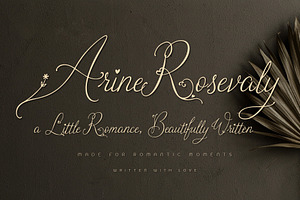 Arine Rosevaly - Romantic Script