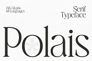 Polais – Modern Luxury Serif, a Serif Font by HipFonts (Thumbnail 1 of 9)