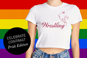 Letter Clash – Typographic Pride Set, a Decorative Illustration by Elibee (Thumbnail 3 of 7)