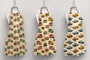 Mid-Century Retro Vehicles Patterns, a Pattern Graphic by one-touch (Thumbnail 10 of 17)