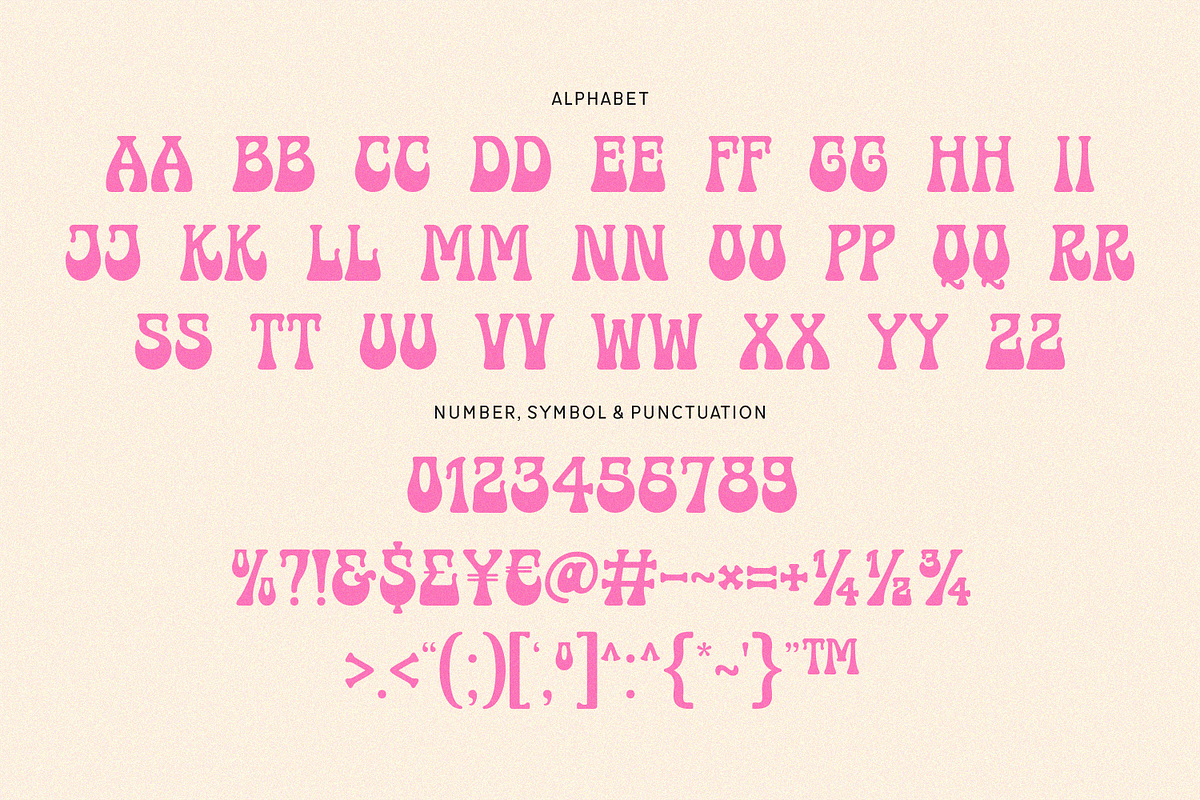The Psychedelic Peace - Groovy Font, a Serif Font by Heinzel Std (Photo 6 of 7)