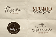 The Ruselte | Handwritten Signature, a Script Font by Denustudios (Thumbnail 8 of 15)