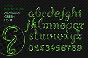 8 NEON BRUSHES / ELEGANT FONT, a Brush Add-On by Nadin_Lebedeva (Thumbnail 1 of 8)