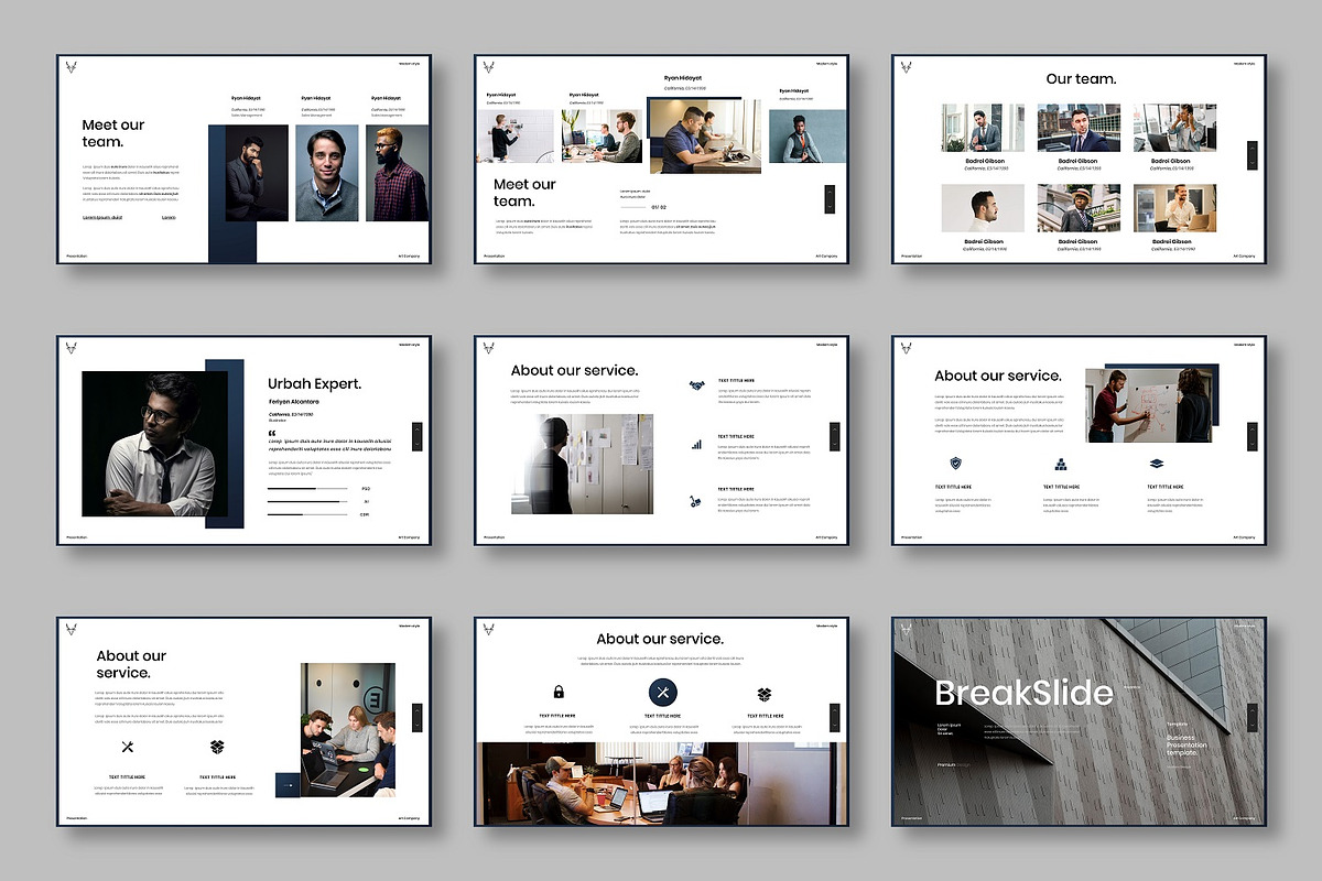 Urbah – Business PowerPoint, a Presentation Template by Dens Creative Studio (Photo 3 of 6)