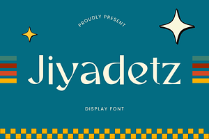 Jiyadetz - Display Font