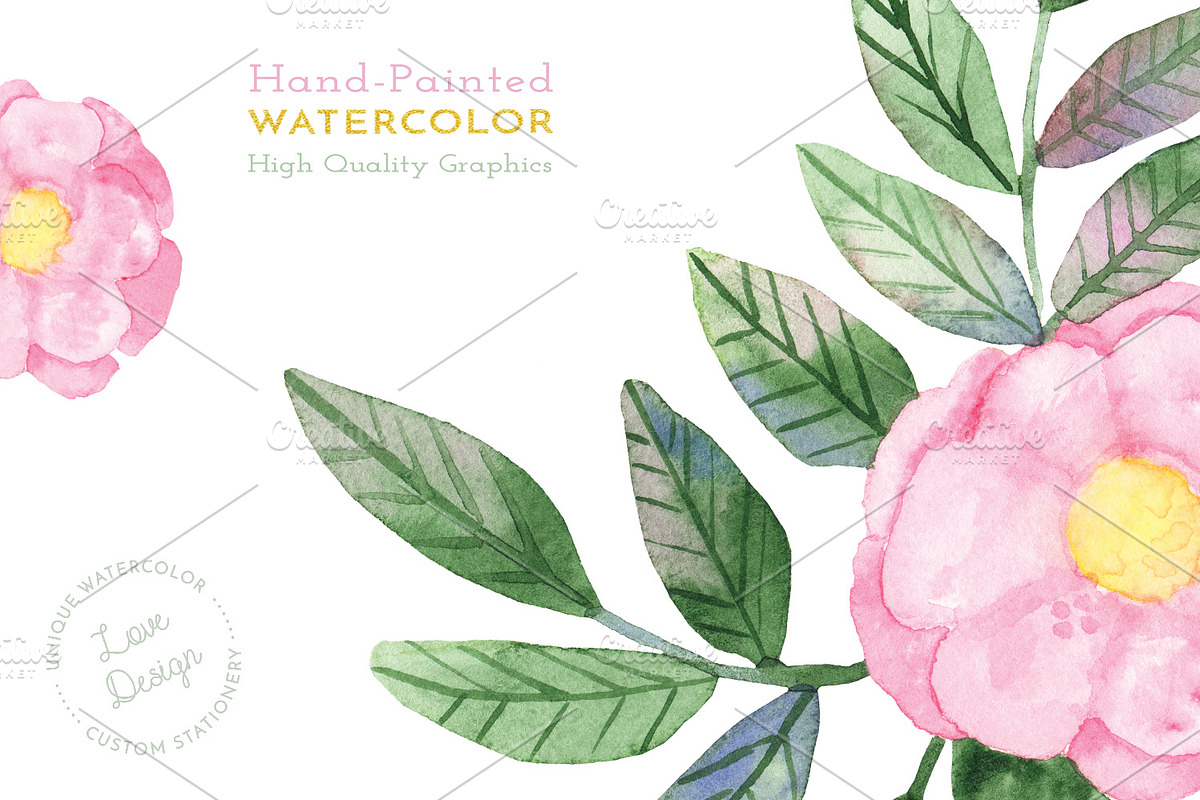 Rosehip Watercolor Wedding Invite, an Invitation Template by Love Design (Photo 7 of 7)