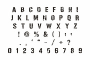 Dusty Stencil, a Slab Serif Font by Limited.studio (Thumbnail 7 of 7)