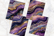 Royal Purple Agate Digital Paper Set, a Background Graphic by V Design Creator (Thumbnail 9 of 12)