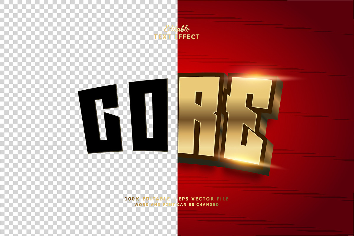 Text Effect Core, a Layer Style Add-On by Navy Graphic (Photo 2 of 2)