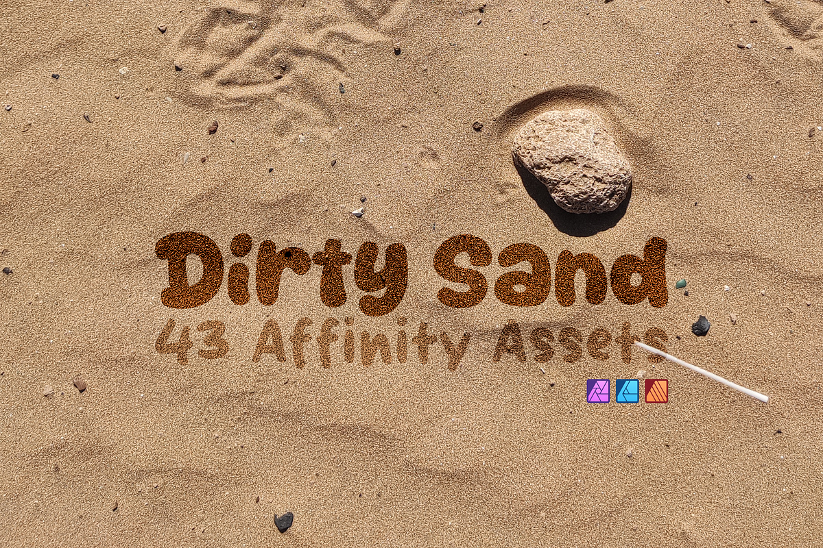 Dirty Sand Assets for Affinity Suite, a Brushes & More by Affinity Noise (Photo 1 of 5)