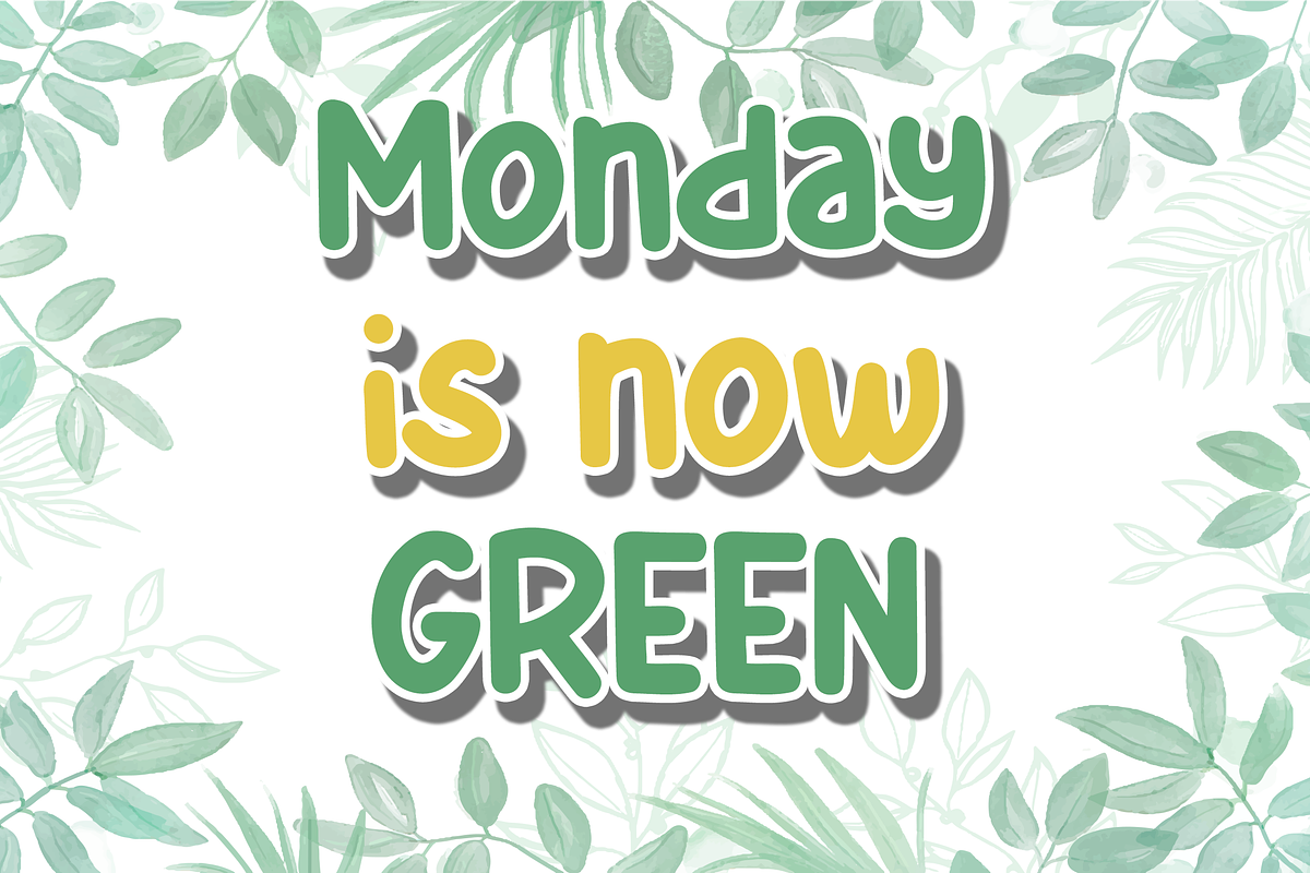 Green Tea | Refreshing and Awesome, a Sans Serif Font by Tigadestd Type (Photo 5 of 7)