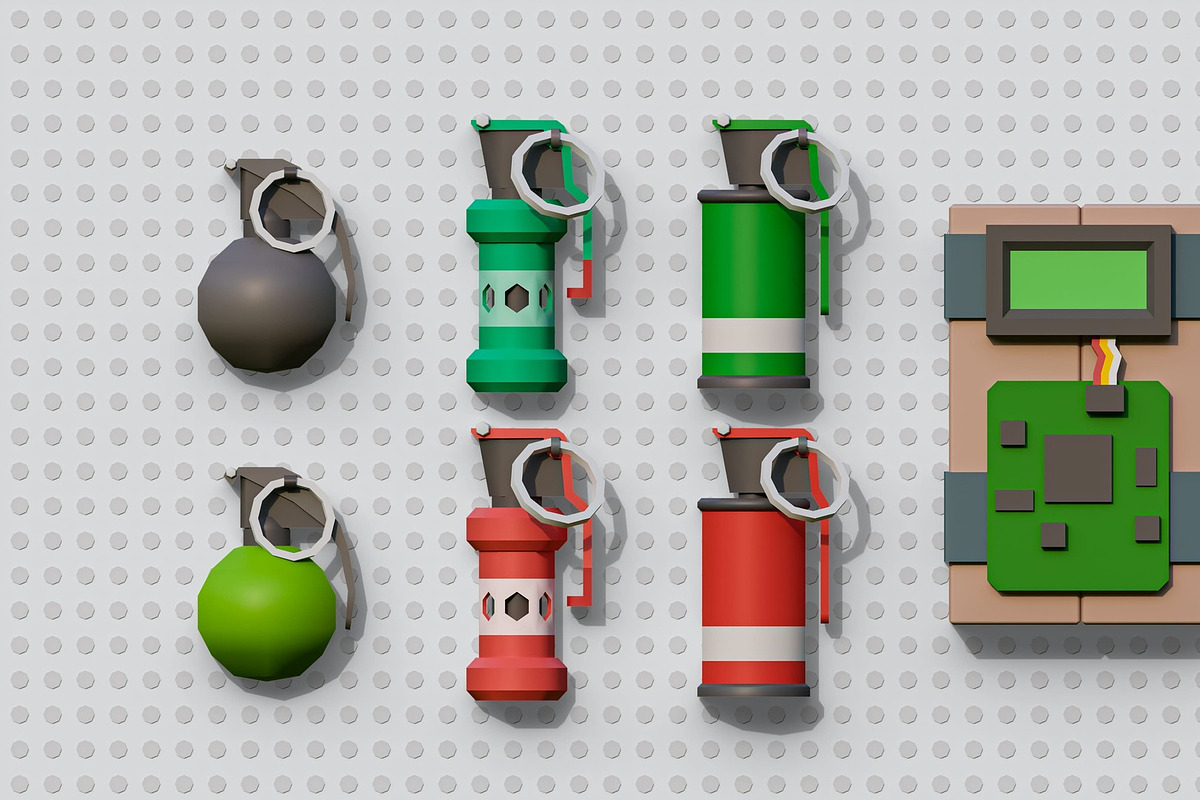 Weapons 2, an Object 3D Model by ithappy (Photo 14 of 32)