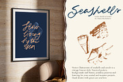 Seashells vector illustrations frame, an Object Graphic by Yuliya Derbisheva (Thumbnail 2 of 13)