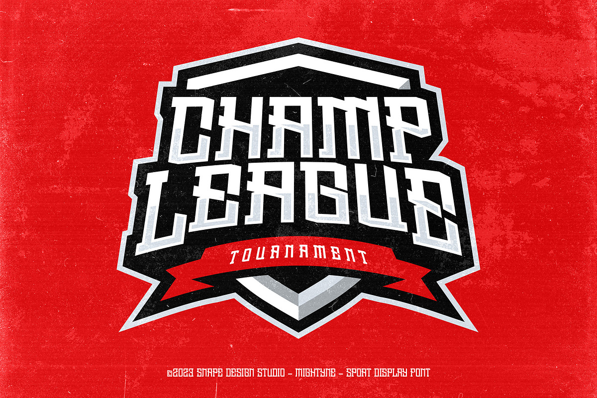 Mightyne - Sport Font, a Sans Serif Font by Snape Design Studio (Photo 4 of 5)