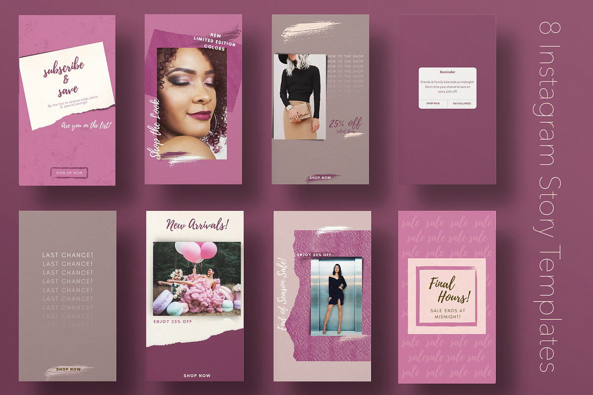 Instagram Posts and Story Templates, a Marketing Template by Ash Avenue Designs (Photo 6 of 6)