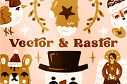Christmas Collection — Gingerbread, an Animal Illustration by adwintash (Thumbnail 12 of 18)