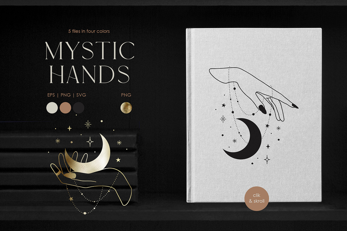 Mystic. Vector Set, a Texture Illustration by PatrushevaYana (Photo 2 of 12)