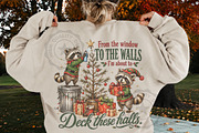 Funny Christmas Raccoon PNG, a Seasonal Illustration by OK Design (Thumbnail 2 of 5)