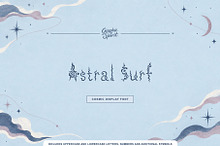 Astral Surf Cosmic Decorative Font