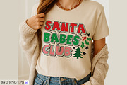 Retro Santa Babes Club Christmas SVG, a Graphic by mh_arif (Thumbnail 4 of 4)