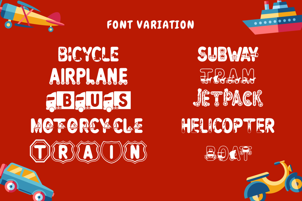 Zany Route – 11 Quirky Font, a Font by PutraCetol Studio (Photo 7 of 10)