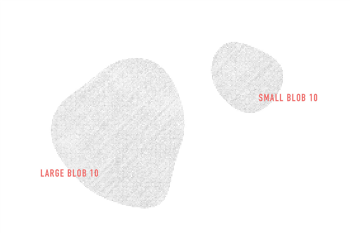 Halftone Blob Textures, a Texture Graphic by GhostlyPixels (Photo 14 of 14)