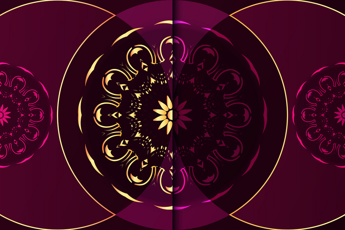 Mandala Ornamental Geometry Bundle, a Background Graphic by NJ Himel (Photo 13 of 92)