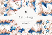 Zodiac Sign Digital Paper Collection, a Pattern Graphic by GlamArtZhanna (Thumbnail 1 of 4)