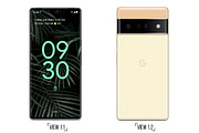 Google Pixel 6 Pro Vector MockUp, a Product Mockup by Alex_Yanko (Thumbnail 2 of 6)