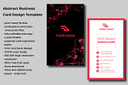 Abstract Business Card Design, a Business Card Template by Kseniya-Omega (Thumbnail 2 of 4)