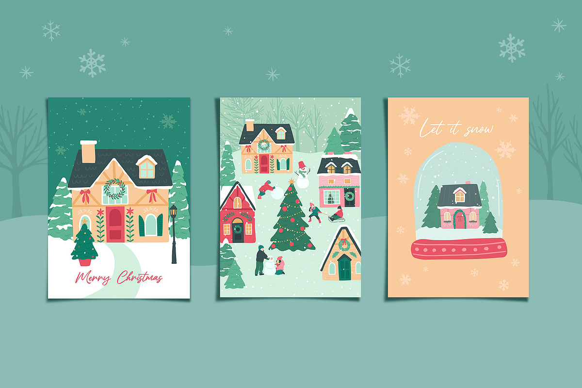 Winter Holiday Illustration, a Background Graphic by CreativeChristiana (Photo 6 of 12)