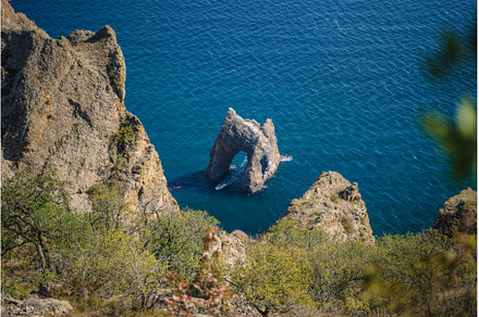 Top view of the Golden Gate rock in, a Nature Photo by Igor Tichonow