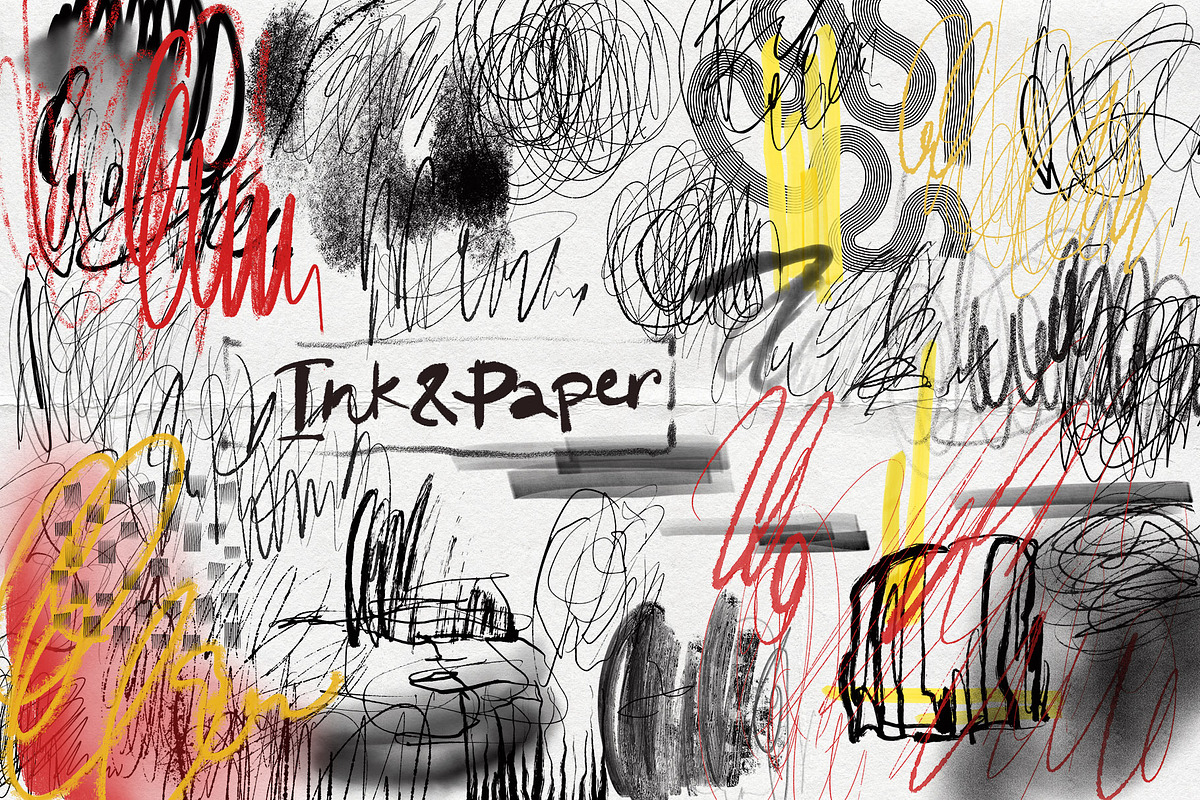 Ink Paper collage elements scraps, an Object Graphic by TD fonts (Photo 12 of 13)