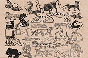 Tiger Procreate Stamps., a Brush Add-On by TheWhiteCatLab (Thumbnail 7 of 7)