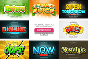3D Text Effects Collection Vol 34, a Graphic by Aglonemadesign (Thumbnail 1 of 9)
