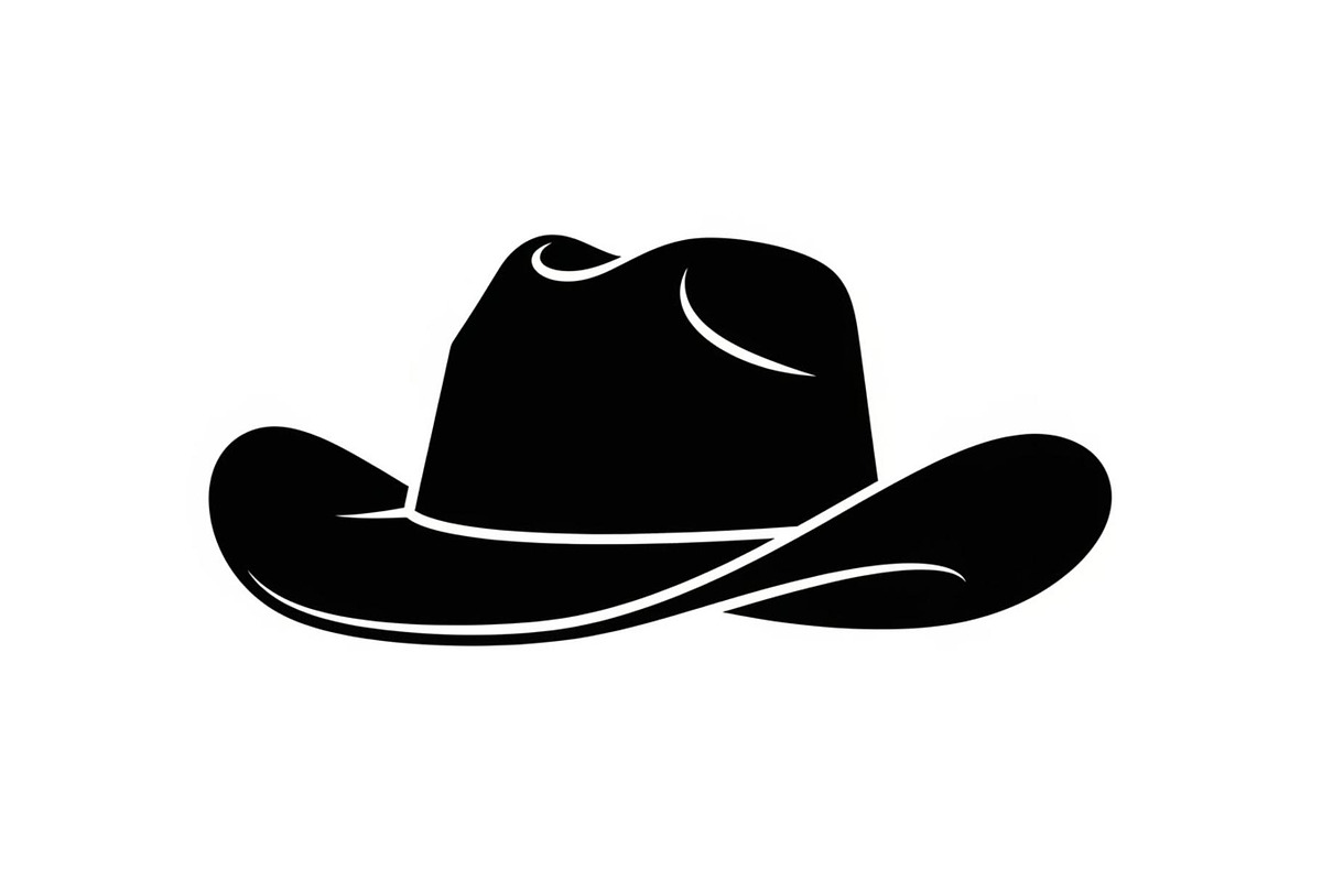 Minimal Cowboy Hat Silhouette Bundle, an Illustration by Designs_River (Photo 6 of 51)