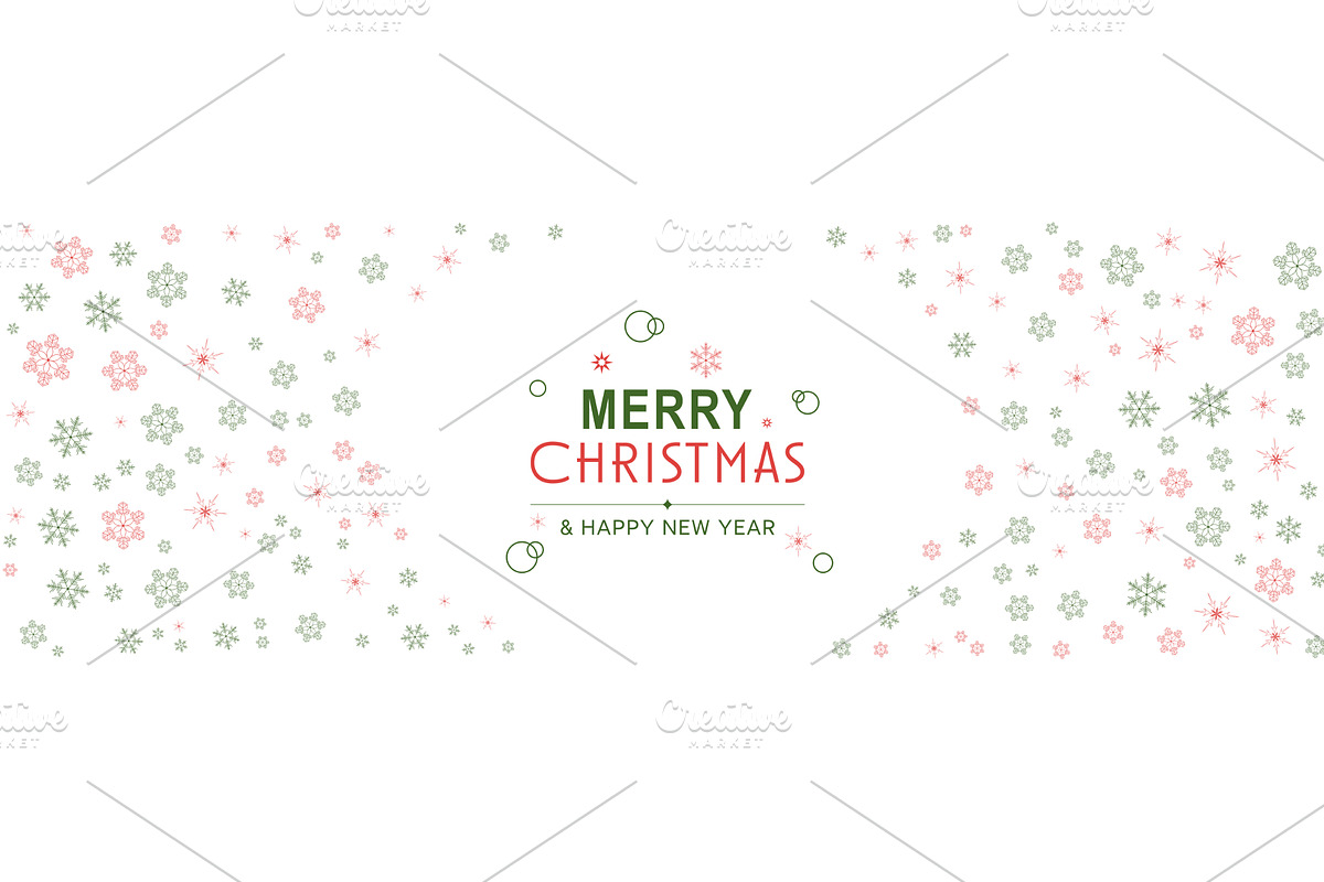 Merry Christmas Minimal Banner, a Templates & Theme by alexdndz