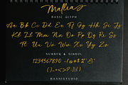 Mallia Handwritten Font, a Script Font by Basnistudio (Thumbnail 8 of 11)